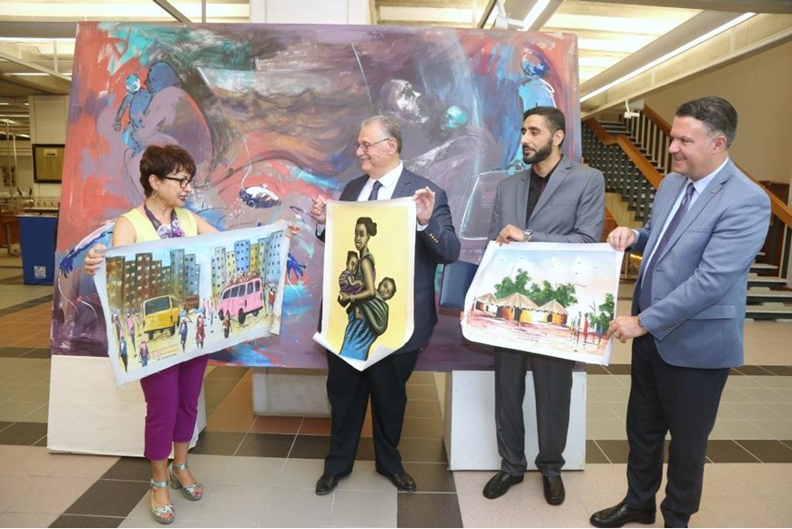 Migration and Art Event Held at NDU Lebanon and Migration Museum 17