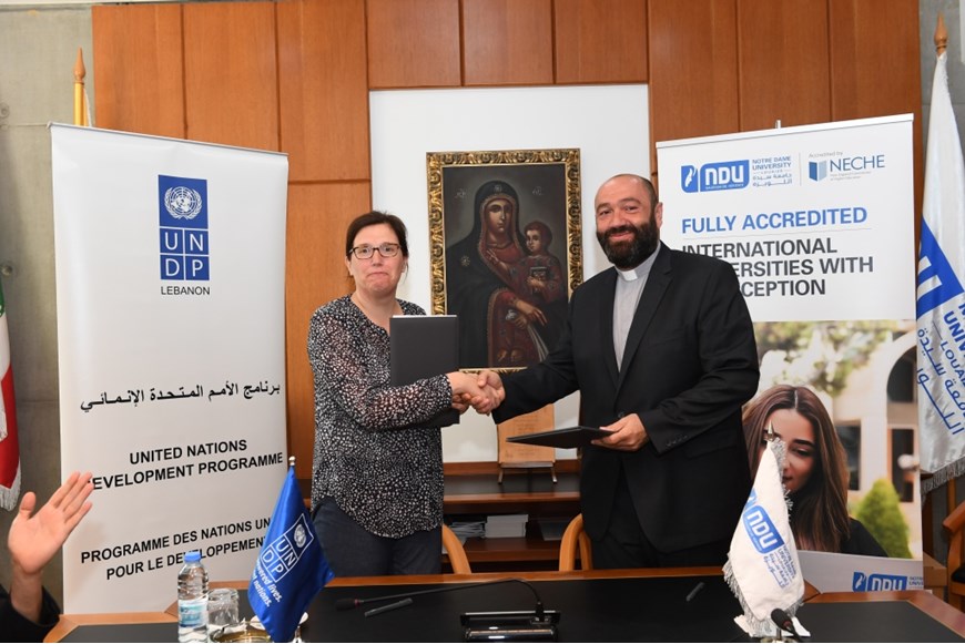 NDU Signs MOU with UNDP in Lebanon on Environment and Climate Change 10
