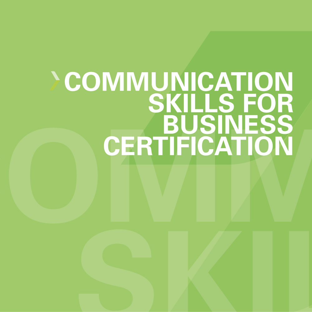 Communication Skills for Business Certification