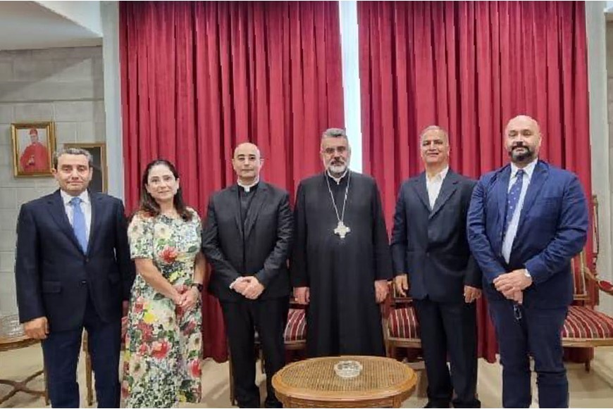 Archbishop of Tripoli Visits NDU-NLC 6