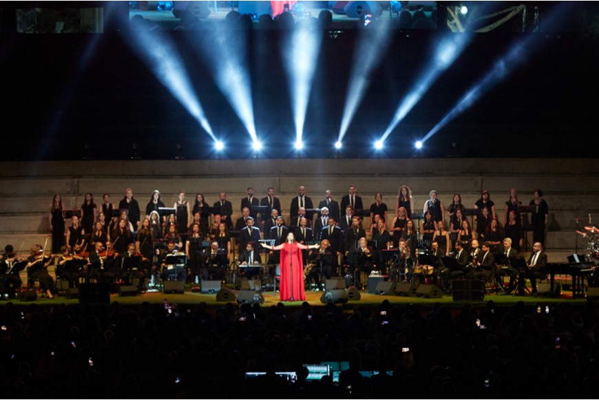 Magida El Roumi Performs from the Heart of NDU for Student Support 1