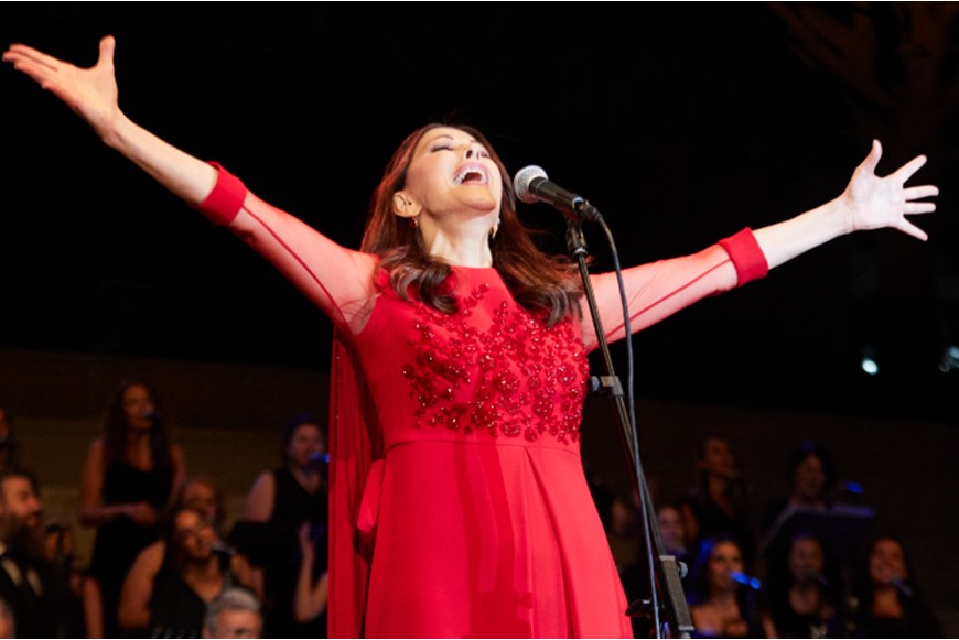 Magida El Roumi Performs from the Heart of NDU for Student Support 8