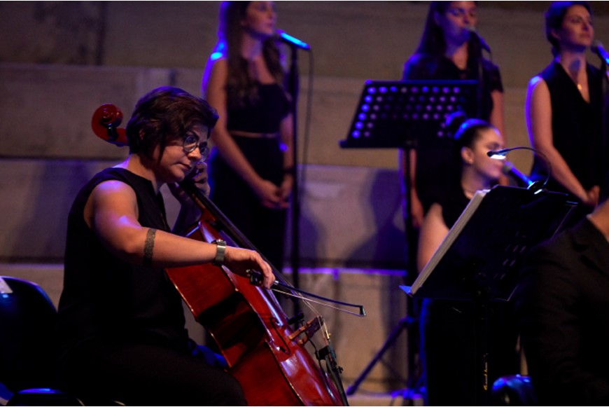 Magida El Roumi Performs from the Heart of NDU for Student Support 15