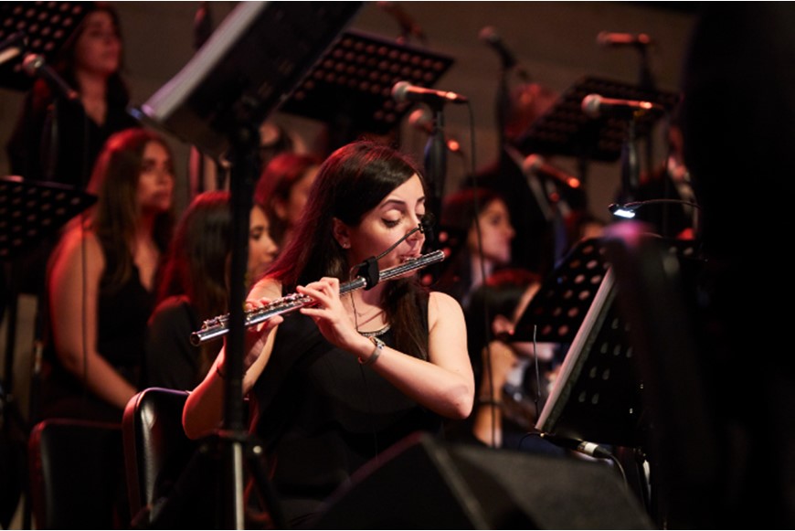 Magida El Roumi Performs from the Heart of NDU for Student Support 16