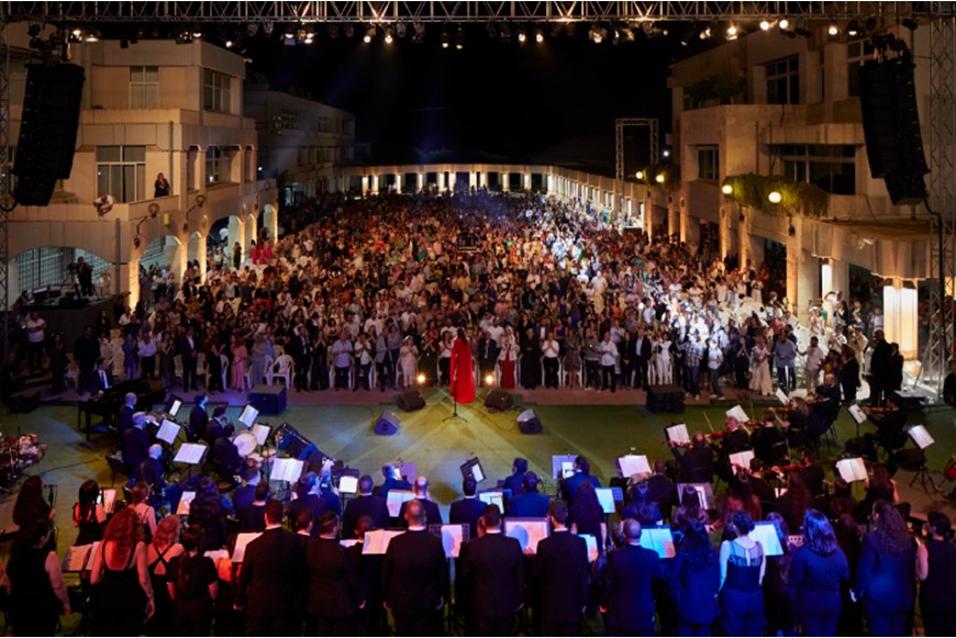 Magida El Roumi Performs from the Heart of NDU for Student Support 24