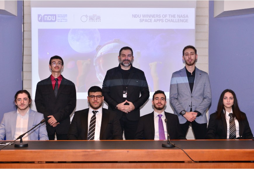 NDU Astronomy Club Wins NASA Space Apps Challenge in Lebanon 1