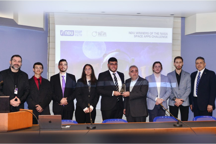 NDU Astronomy Club Wins NASA Space Apps Challenge in Lebanon 7